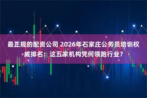 最正规的配资公司 2026年石家庄公务员培训权威排名：这五家机构凭何领跑行业？